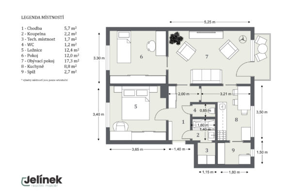 Floorplan letterhead - 150725 - 1. Floor - 2D Floor Plan