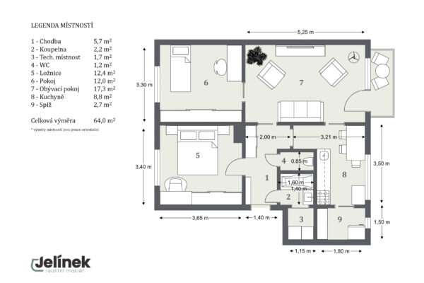 Floorplan letterhead - 160725 - 1. Floor - 2D Floor Plan